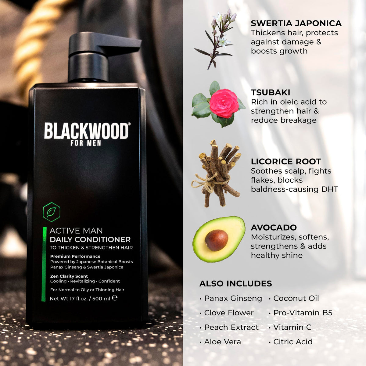 Blackwood For Men product applied in hand showing spreadable hydration and coverage