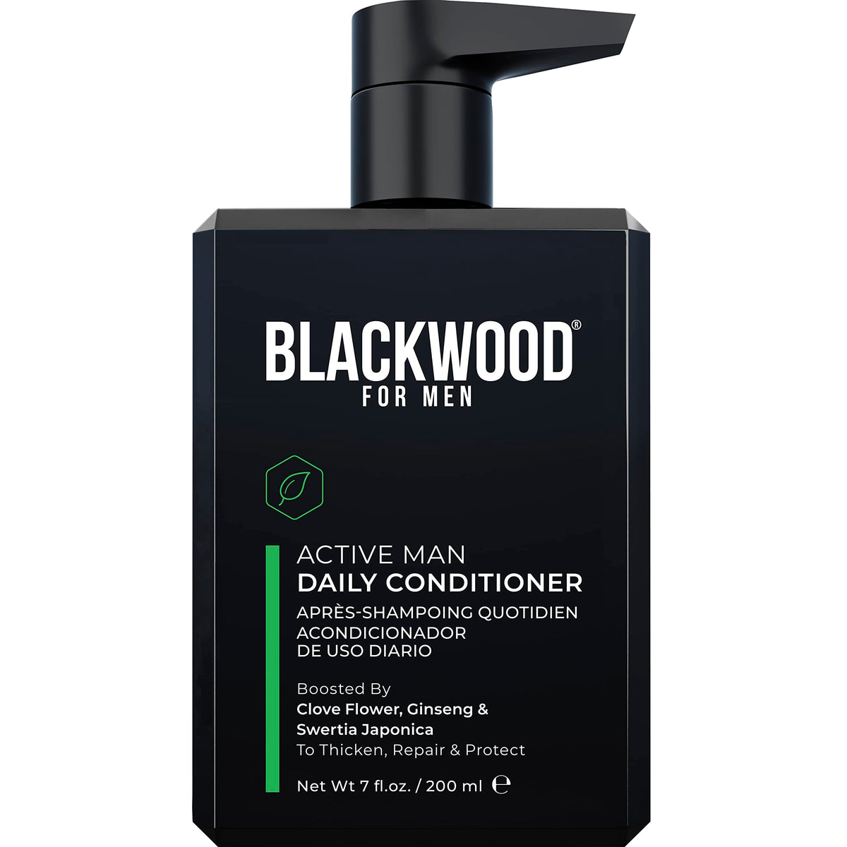 Blackwood For Men front packaging showing full product and benefits
