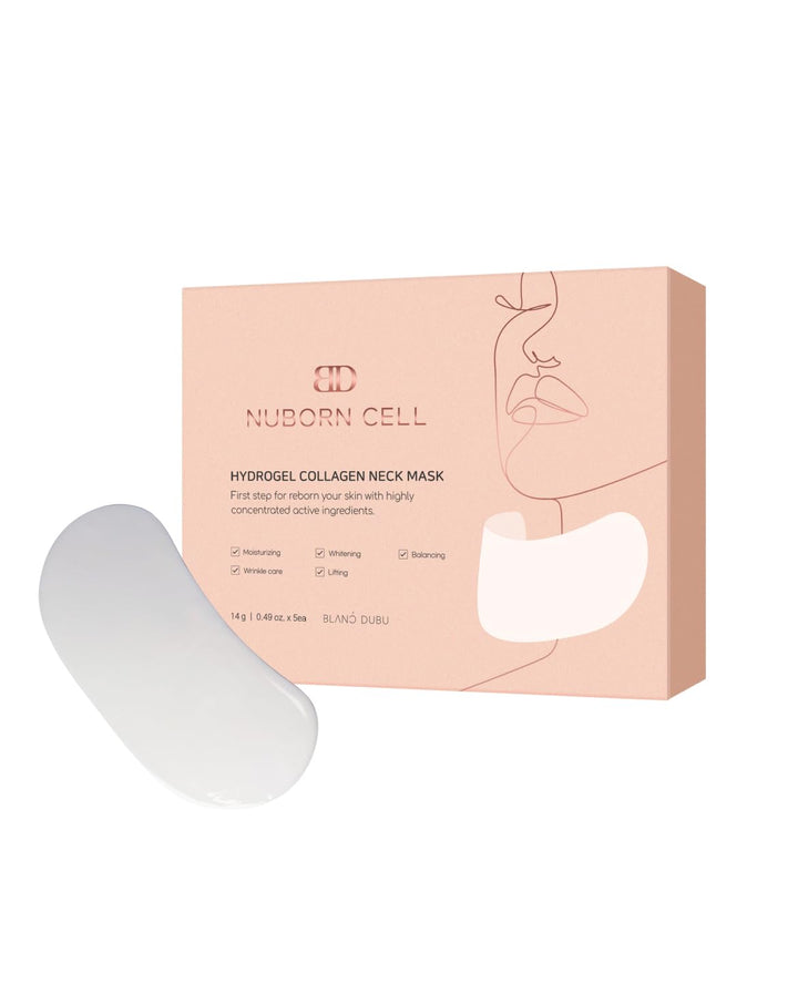 BLANC DUBU front packaging showing mask sachet and cooling benefits
