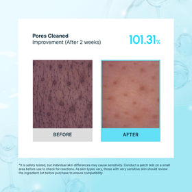 BLANC NATURE lather on face in use showing gentle cleansing action and refreshed look