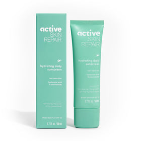 BLDG ACTIVE front packaging 1.7 oz tube showing SPF 50 and EWG certification protecting skin
