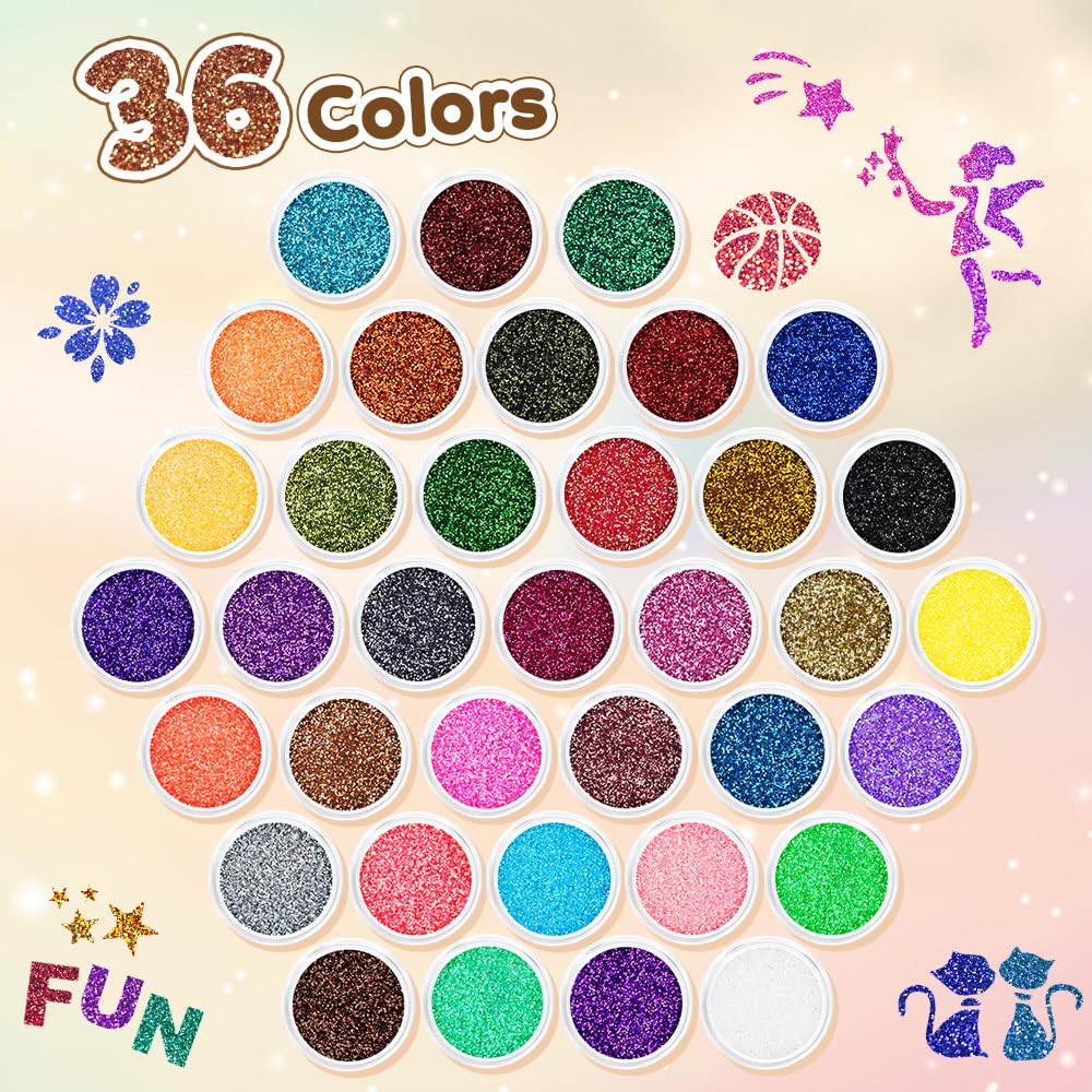 Bledras 178 reusable stencils spread out demonstrating design variety for parties