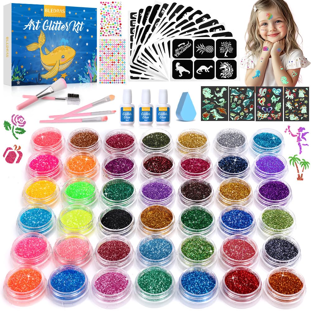 Bledras front packaging showing kit layout and colorful box for gifting