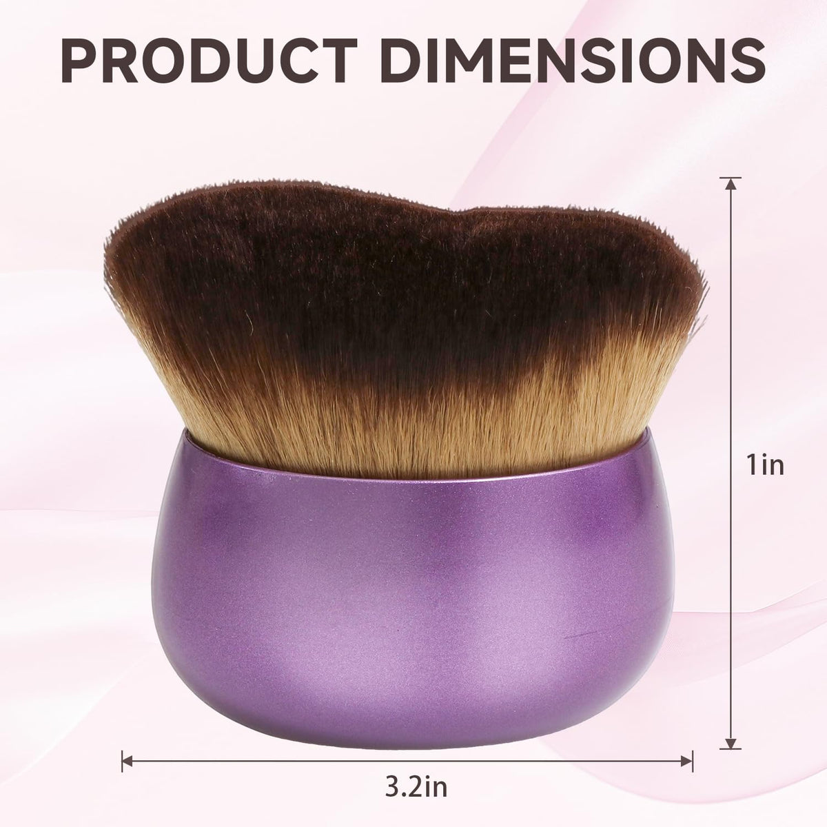 Generic Blend & Blur close-up of dense synthetic bristles, smooth blending benefit