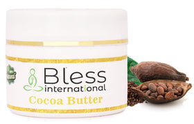 Bless International spoon melting butter demonstrating easy blending into recipes benefit
