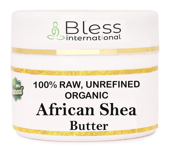 Bless International jar front view showing product identity and purity