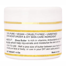 Bless International close-up of creamy shea butter texture for easy blending