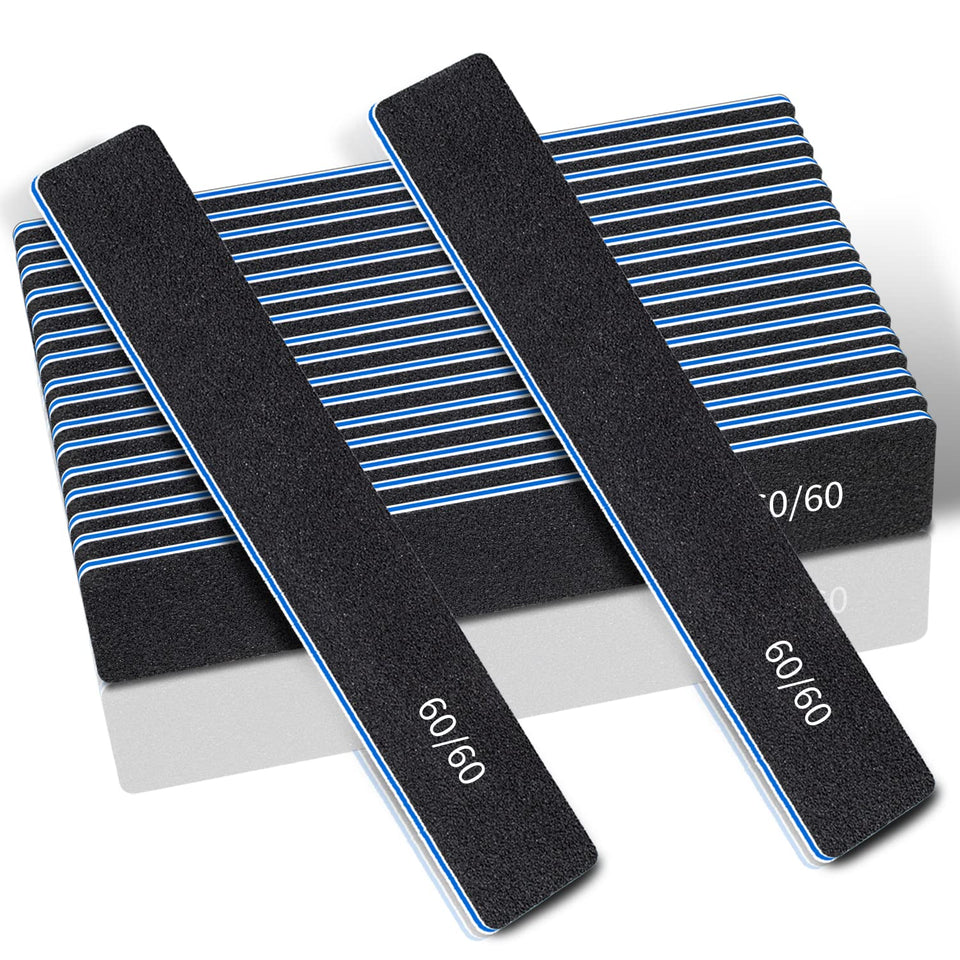 BLESWIN front packaging showing 12 coarse emery boards for fast filing