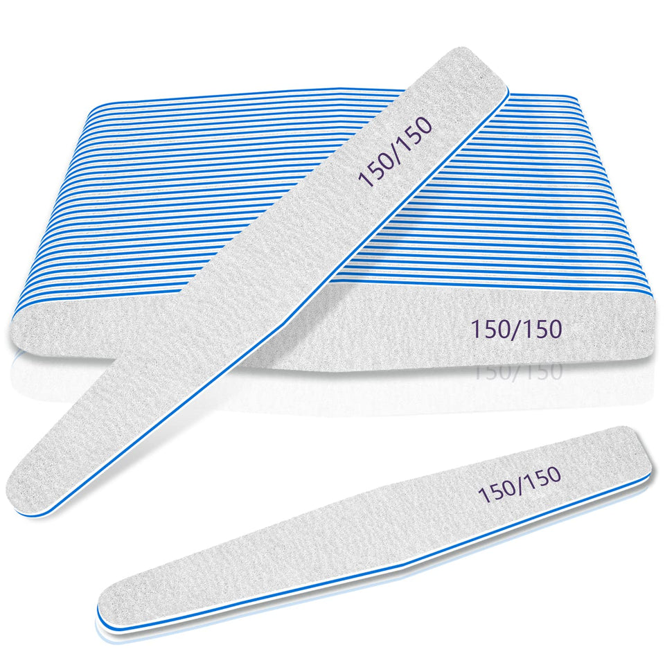 BLESWIN front view of 12-pack nail files showing packaging and quantity benefit