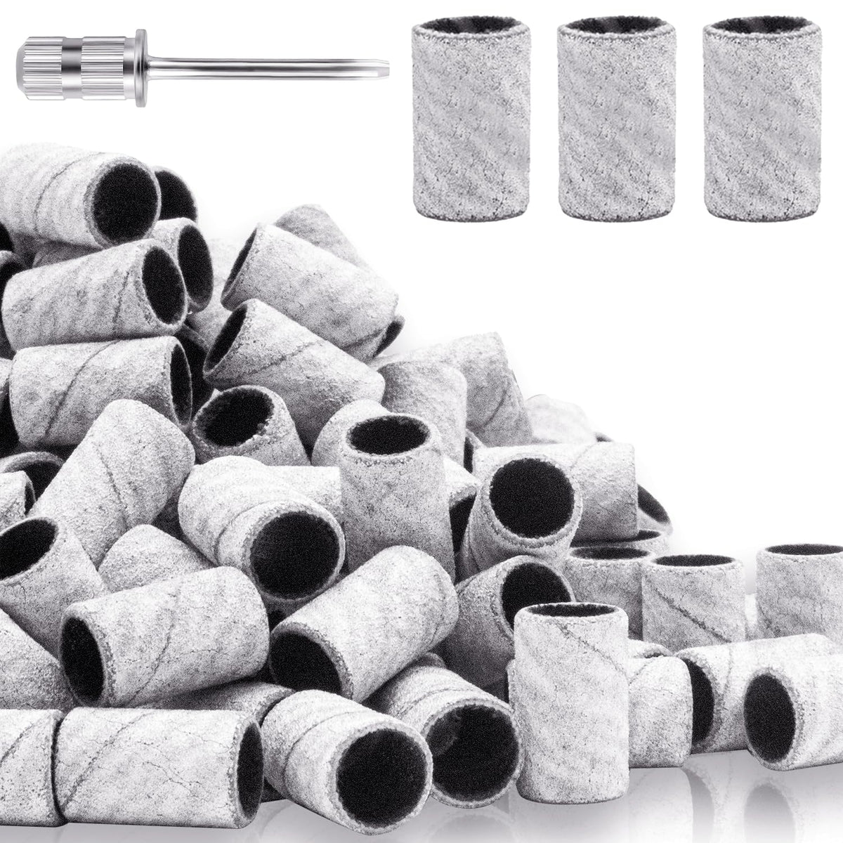 BLESWIN front packaging showing 100 sanding bands for convenient supply