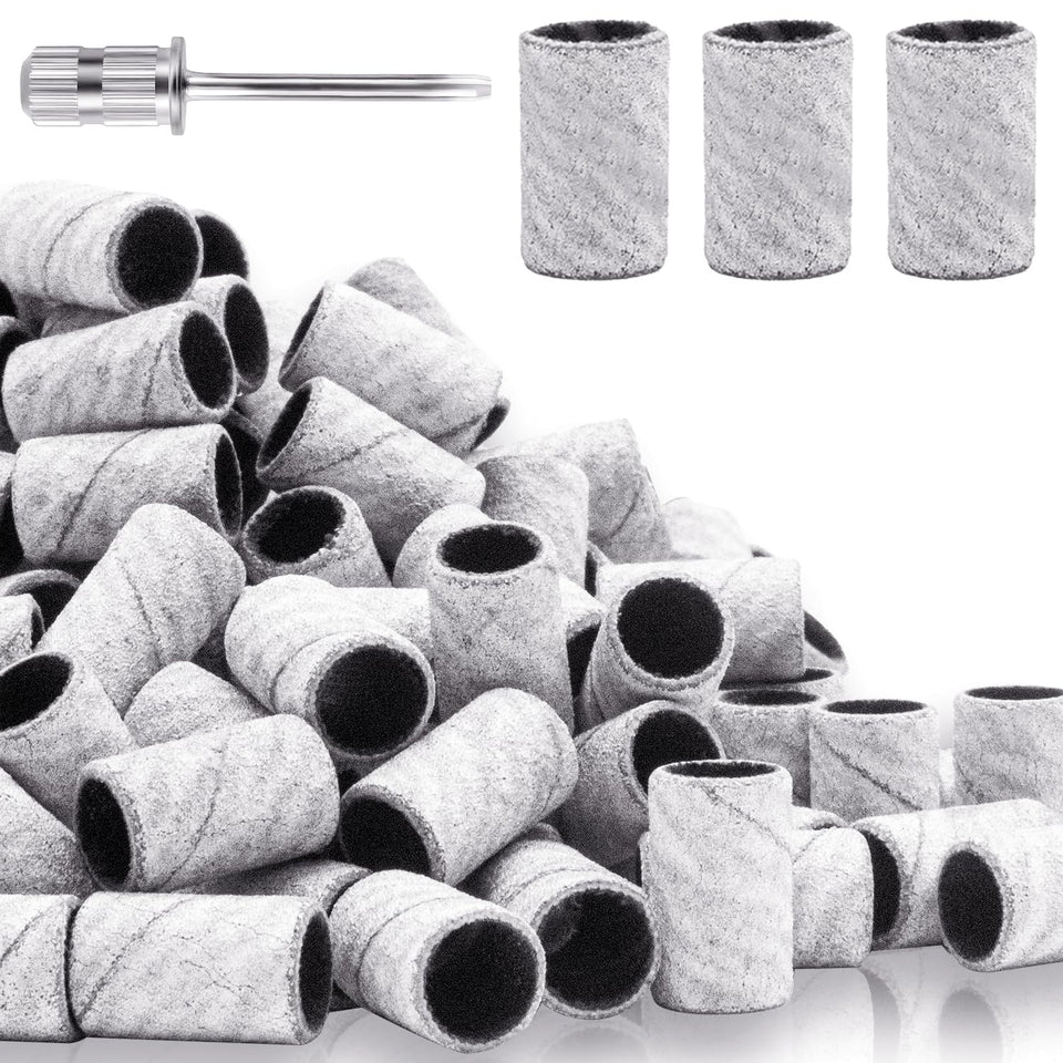 BLESWIN front packaging showing 100 sanding bands for convenient supply