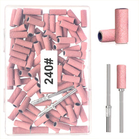 BLESWIN front packaging showing compact sanding band kit and contents benefit portability