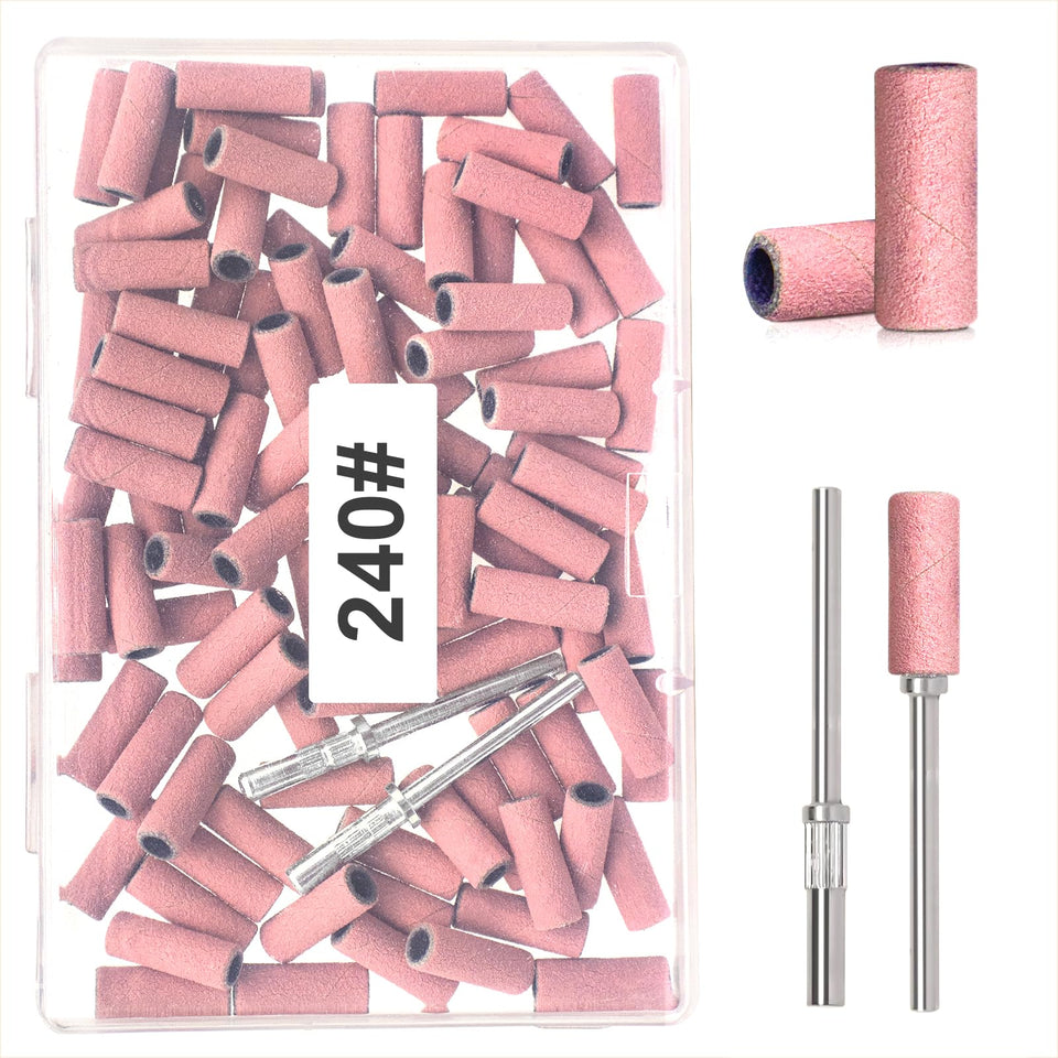 BLESWIN front packaging showing compact sanding band kit and contents benefit portability