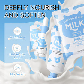 BliBling hydrating face cream spread on skin for plump, soft finish