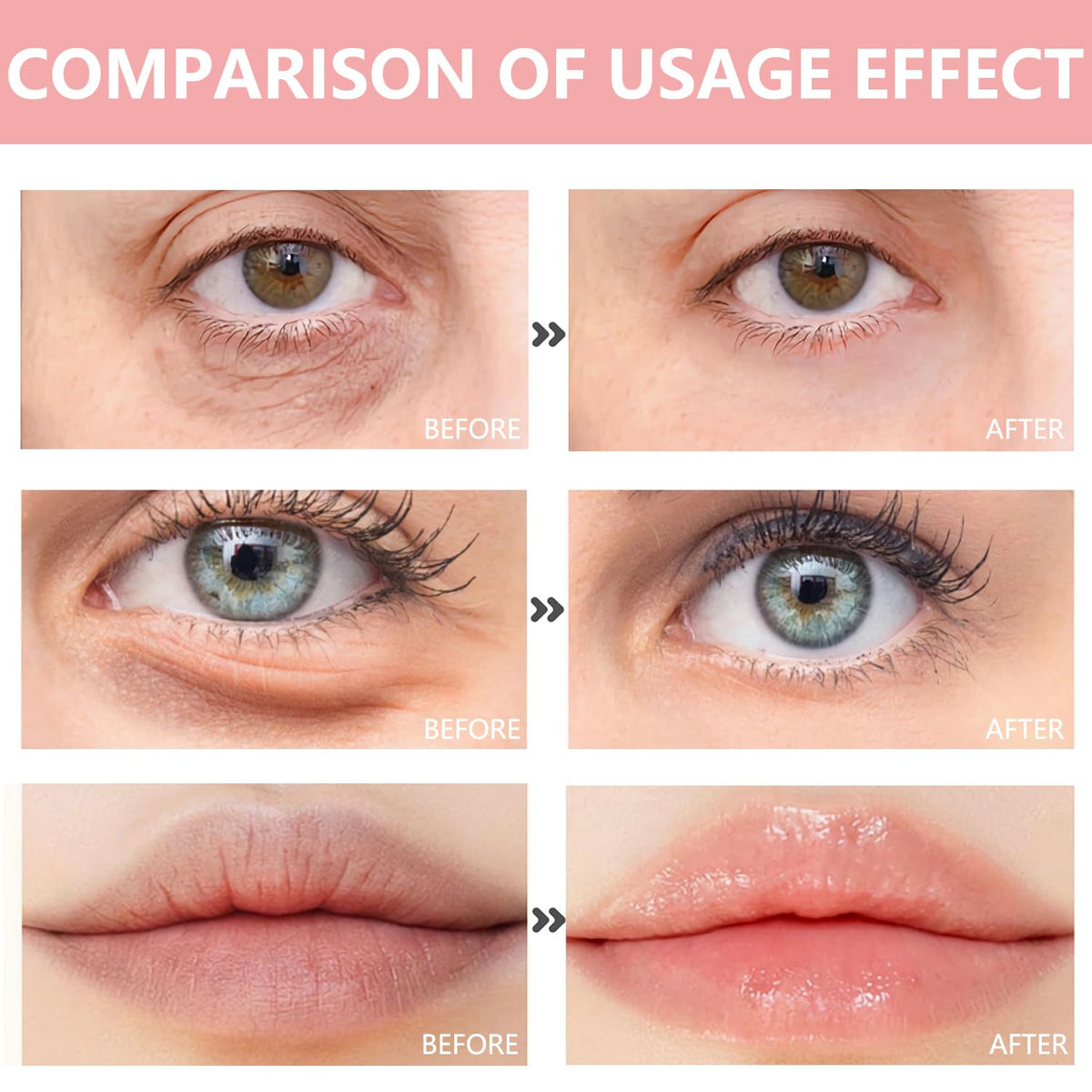 BliBling ingredient label and extracts image emphasizing hyaluronic and vitamin C