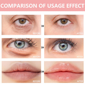 BliBling ingredient label and extracts image emphasizing hyaluronic and vitamin C