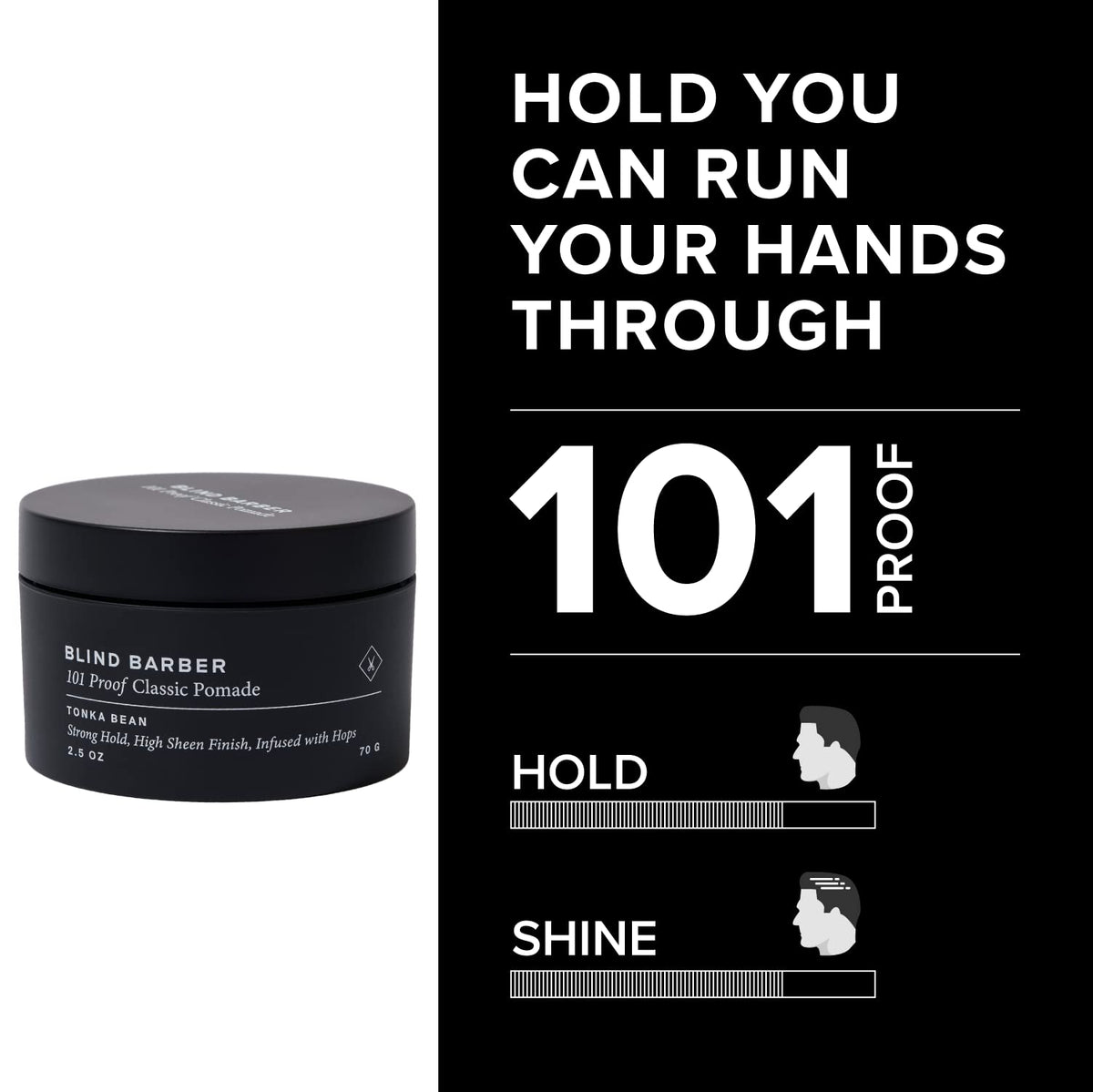 Blind Barber product on hands demonstrating easy, even application benefit