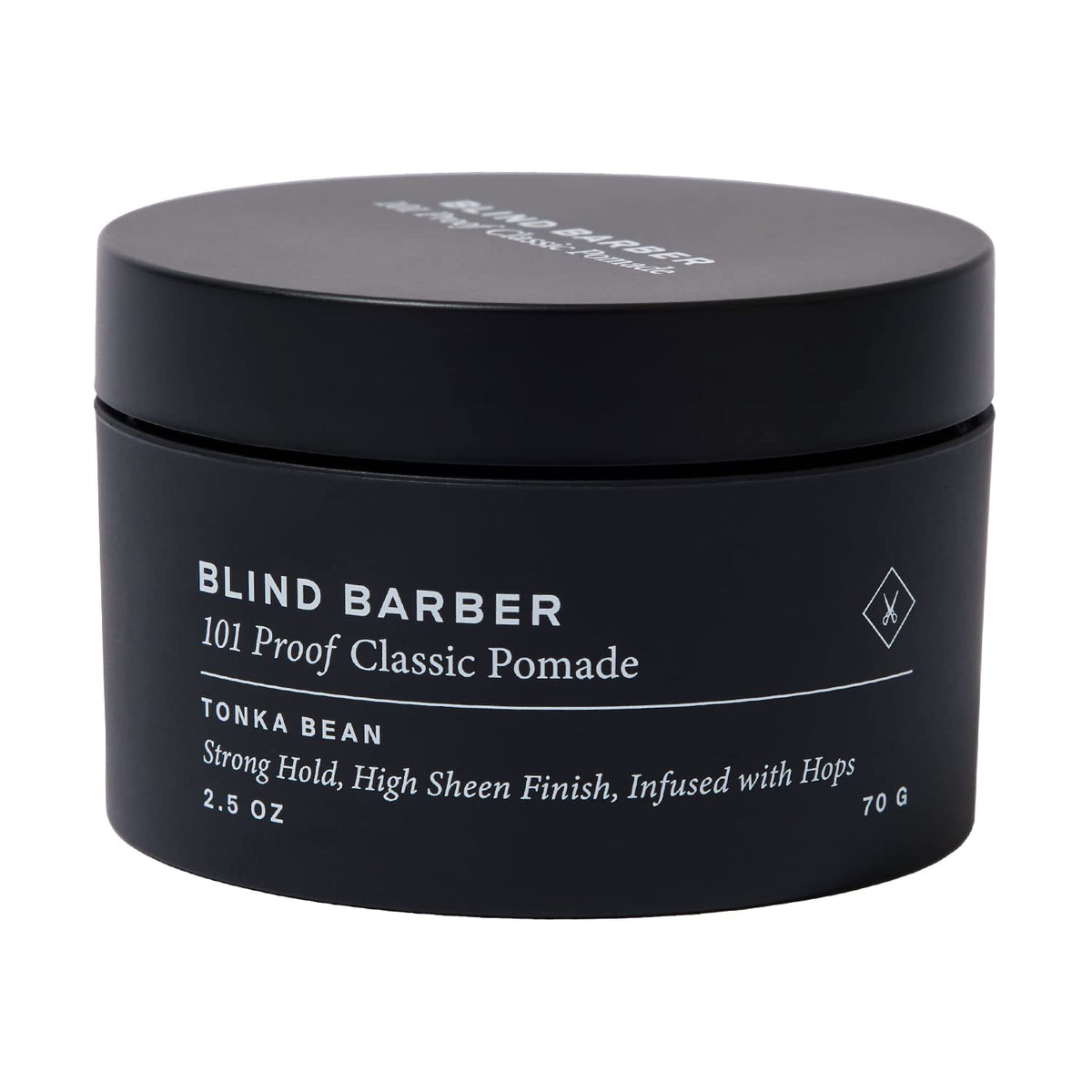 Blind Barber front packaging showing jar and branding for easy identification