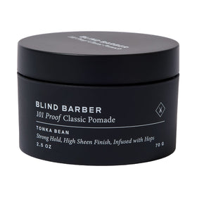 Blind Barber front packaging showing jar and branding for easy identification