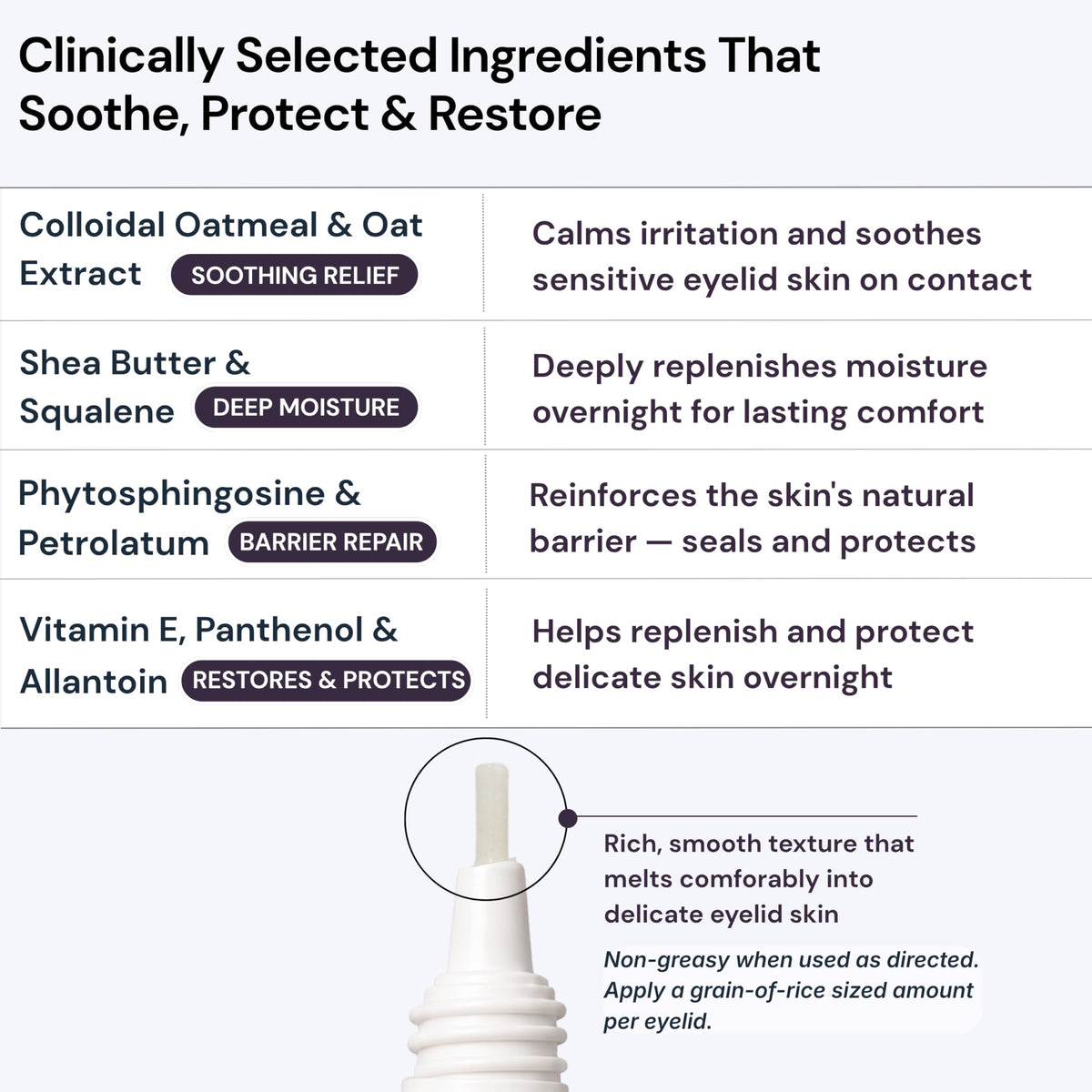 BlinkBetter BetterLids fingertip application demo showing safe external eyelid use benefit