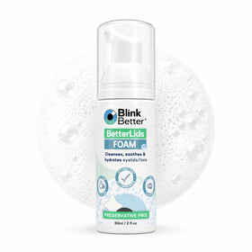 BlinkBetter front bottle shot showing packaging and size benefits