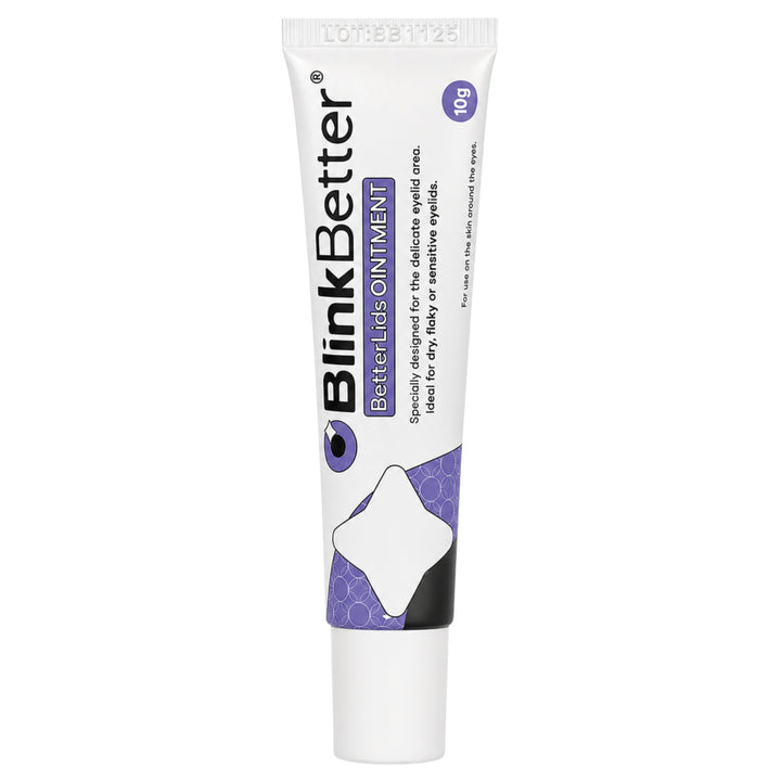 BlinkBetter BetterLids front tube view showing packaging and product name for quick ID