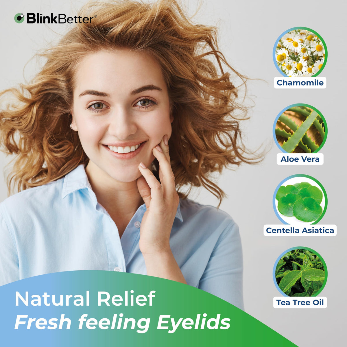 BlinkBetter close-up of dual textured wipe fabric highlighting gentle and textured sides for effective cleaning