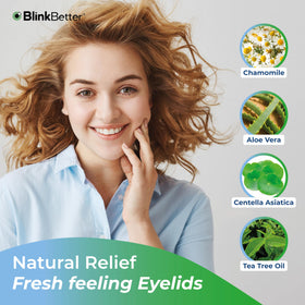BlinkBetter close-up of dual textured wipe fabric highlighting gentle and textured sides for effective cleaning