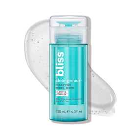 Bliss front bottle shot showing sleek packaging and product clarity benefits