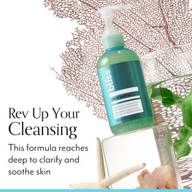 Bliss cleanser beside moisturizer illustrating compatible skincare pairing