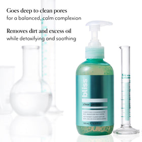 Bliss pump and label detail highlighting product name and usage benefits