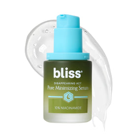 Bliss bottle front view showing packaging and size benefit