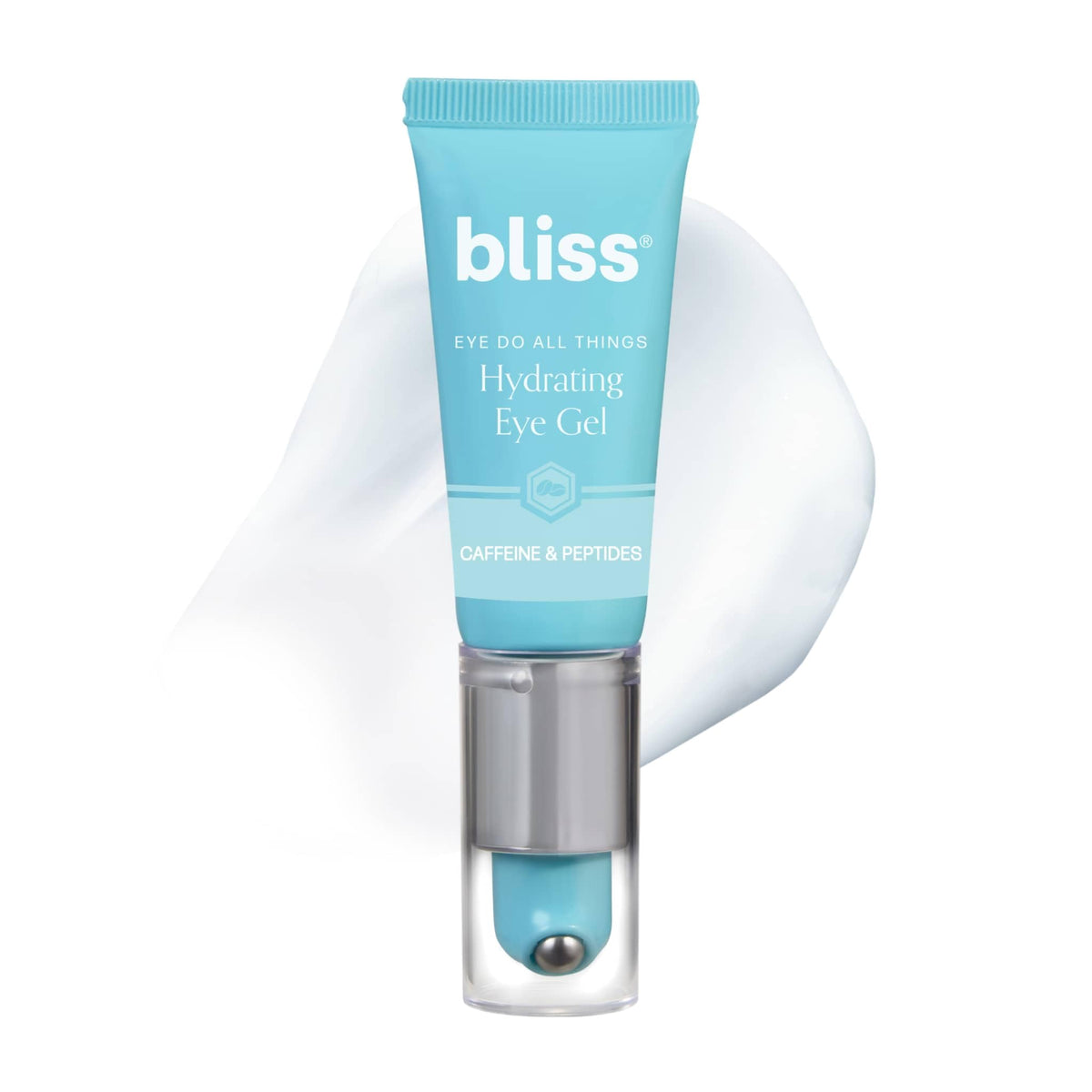 Bliss front packaging showing product and rollerball, highlights portability and benefits