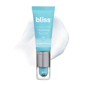 Bliss front packaging showing product and rollerball, highlights portability and benefits