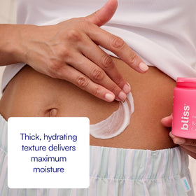 Bliss paired with body-sculpting tool demonstrating enhanced contouring routine