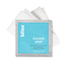 Bliss front packaging showing 15-count pads and benefits