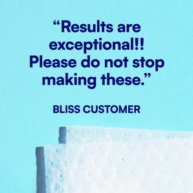 Bliss pad on bathroom counter during night routine for ease