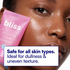 Bathroom counter lifestyle scene with Bliss jar, shows simple routine integration