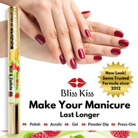 Bliss Kiss product label showing ingredients and USA-made quality assurance