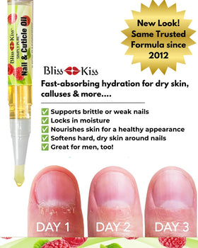 Bliss Kiss pen tip close-up demonstrating precise applicator for neat treatment