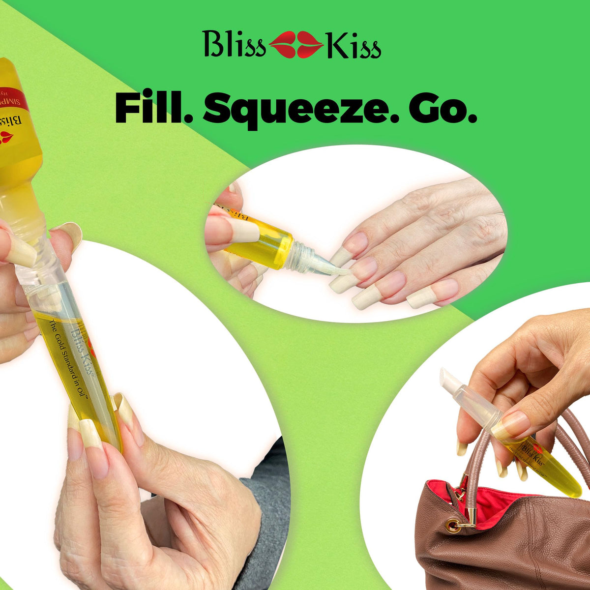 Bliss Kiss pen with cap used as cuticle pusher demonstrating dual-purpose salon tool benefit