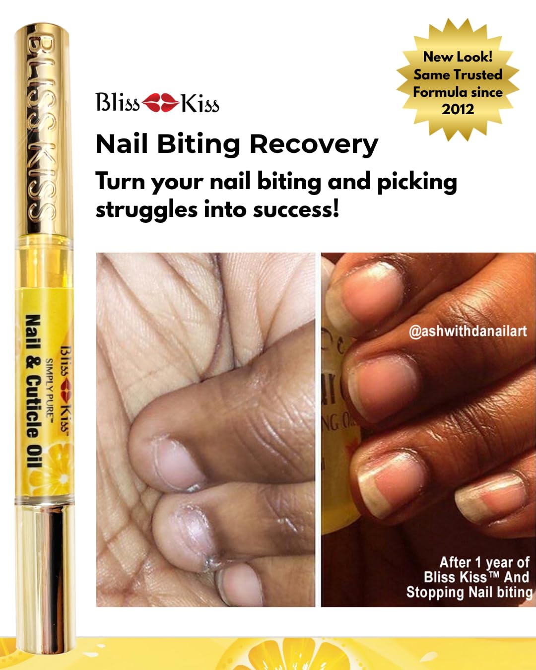 Bliss Kiss droplet texture on nail illustrating fast-absorbing formula