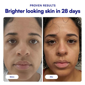 Bliss bathroom lifestyle scene showing serum as part of daily routine benefit