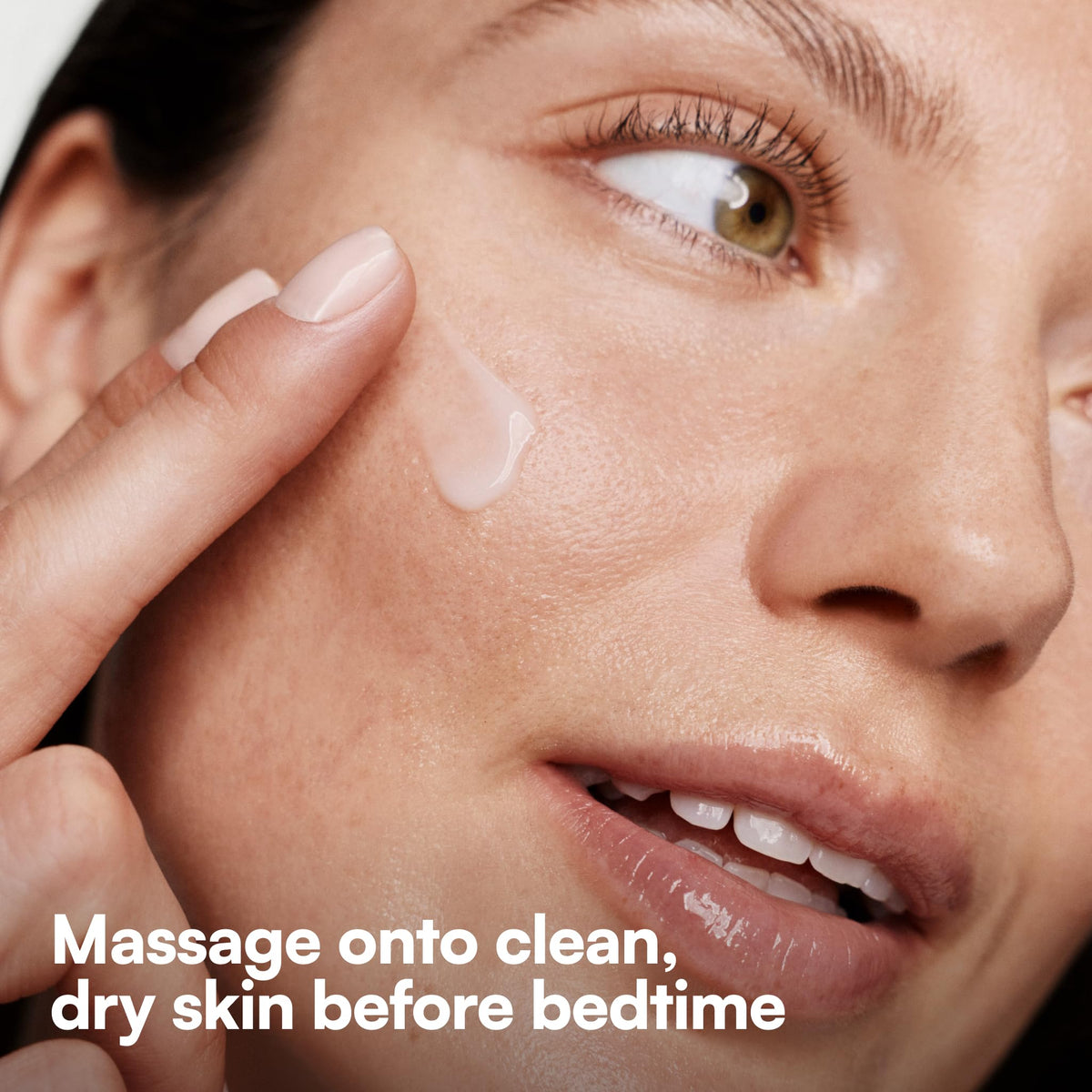 Bliss before and after texture comparison showing smoother skin benefit