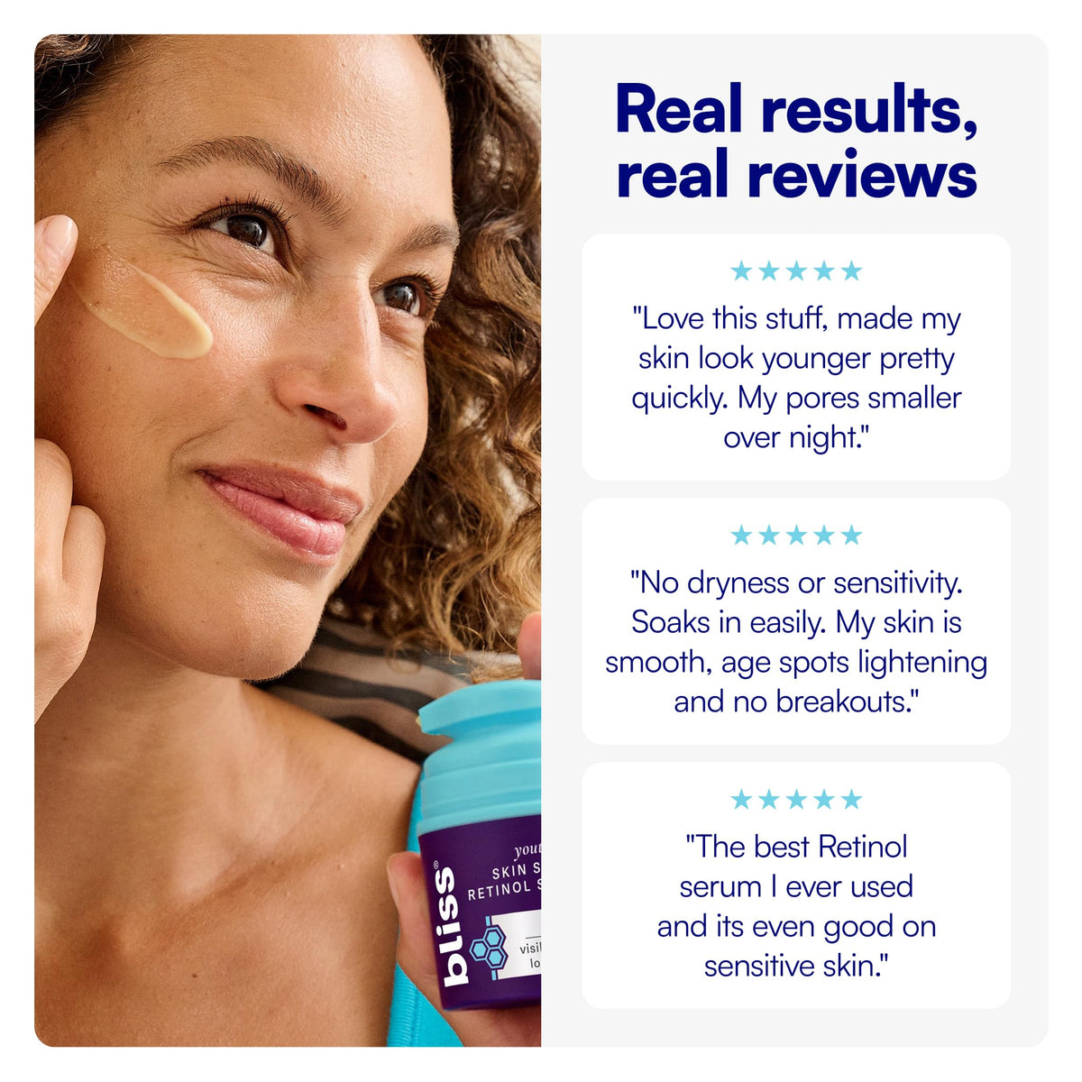 Bliss product staged on shelf to show retail-ready packaging and lifestyle appeal
