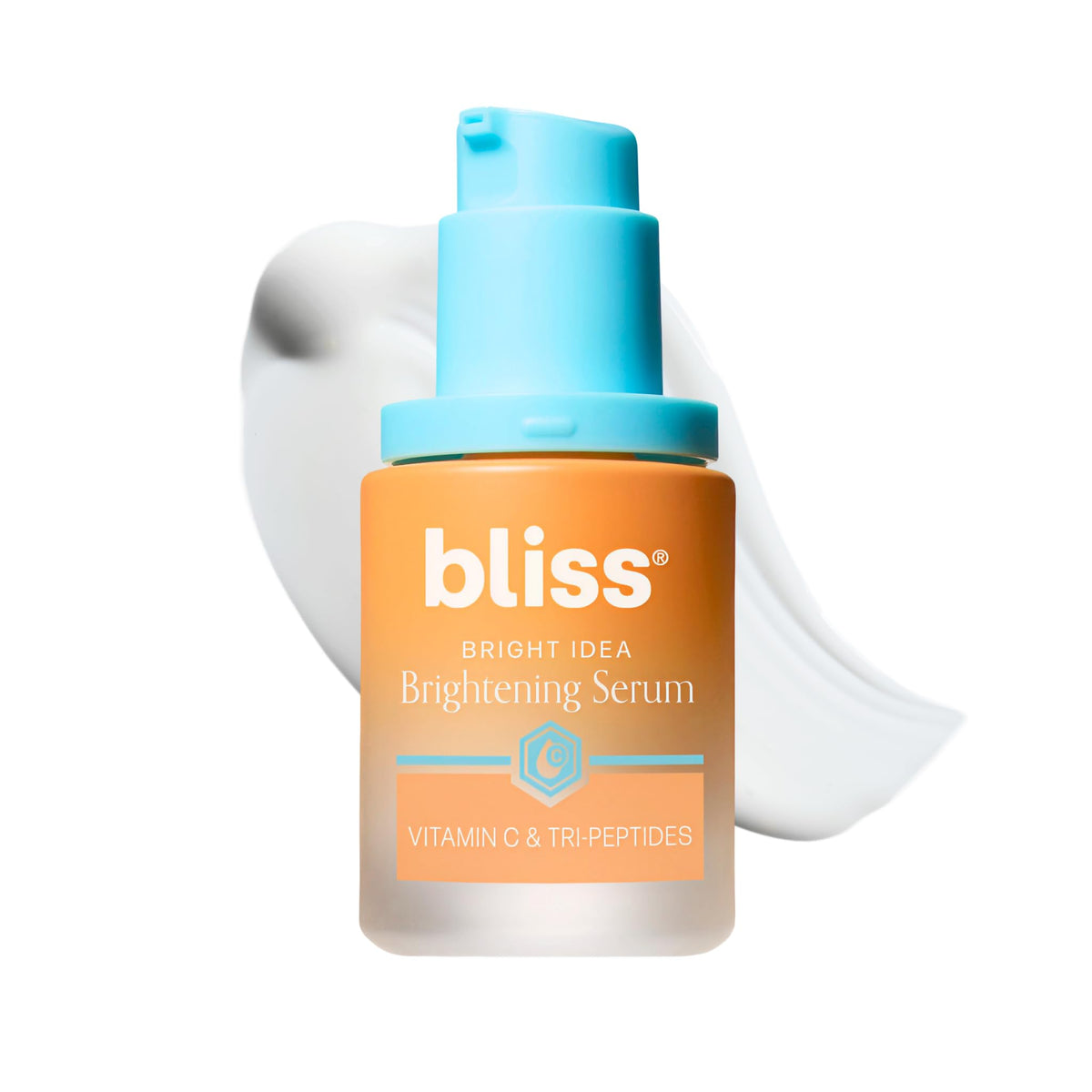 Bliss front packaging of serum showing brand and product benefits
