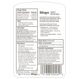 Blistex Deep Renewal texture close-up demonstrating rich hydration and smoothing