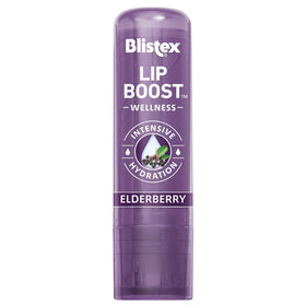 Blistex Lip Boost Wellness applied to lips in lifestyle shot showing soft, nourished lips