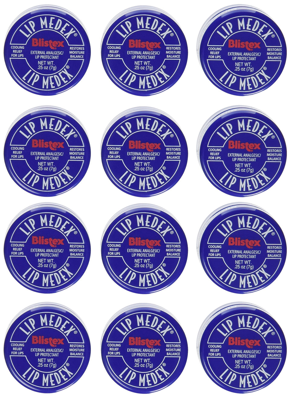Blistex Lip Medex front packaging showing stick and cooling relief benefit
