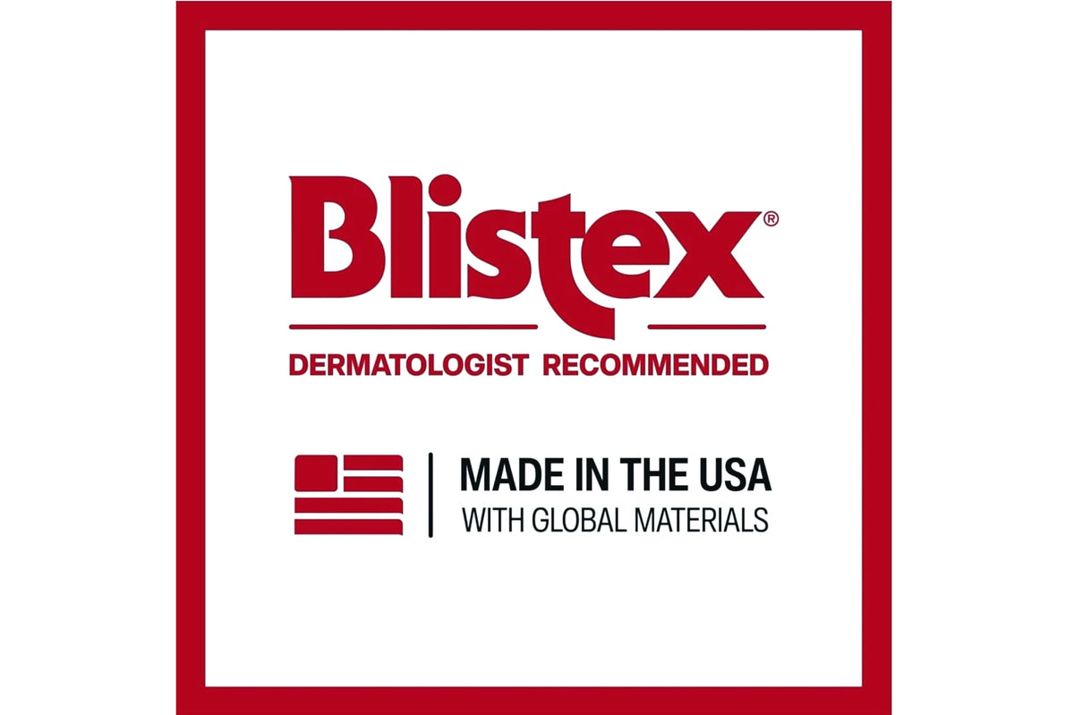 Group of Blistex tubes laid out for bulk pack convenience and value